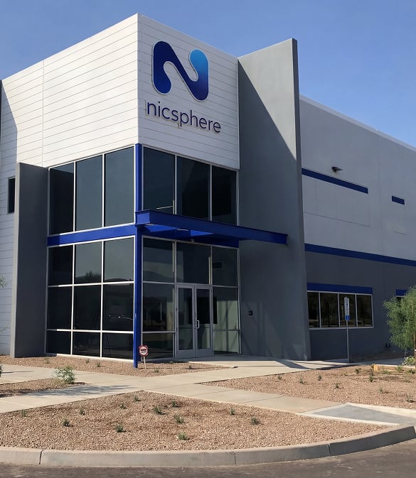 nicsphere manufacturing facility